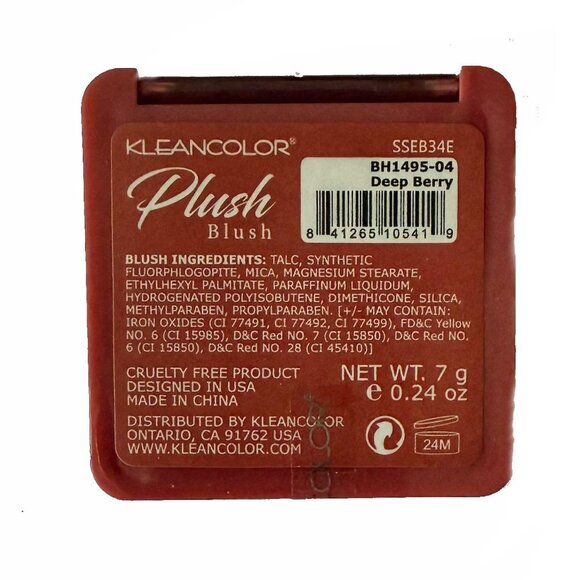 Kleancolor Plush Blush Bronzer, Pressed Powder Compact, Comes in 4 Colors, New - Picture 6 of 6